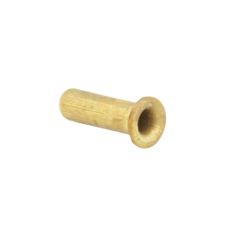 Remache tubular Diametro 2.50mm, Longitud 8.00mm, Material Latón (Pack of 30)